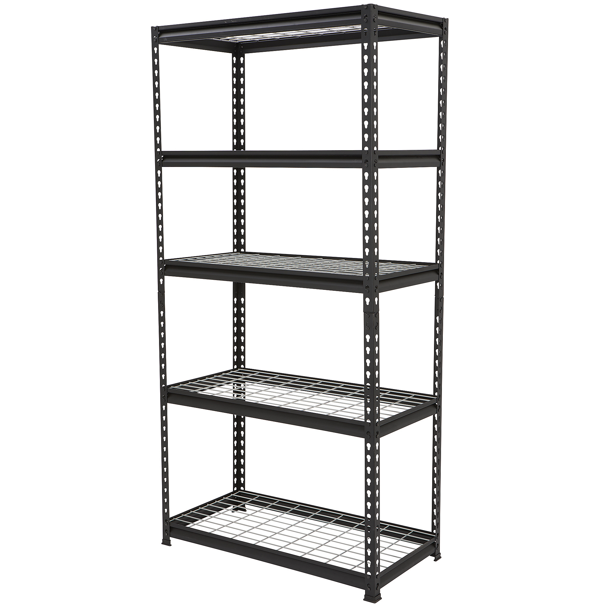 Strongway HeavyDuty Wire Shelving Unit, 5 Shelves, 4000Lb. Capacity